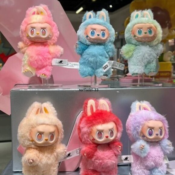 2025 Pop Mart The Monster Big Into Energy Labubu Plush Vinyl Face - 1 Blind Box - Picture 3 of 6